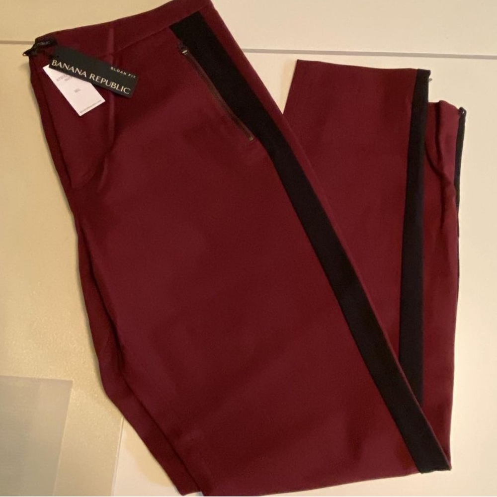 BANANA REPUBLIC NWT New Sloan side stripe Pant 16L